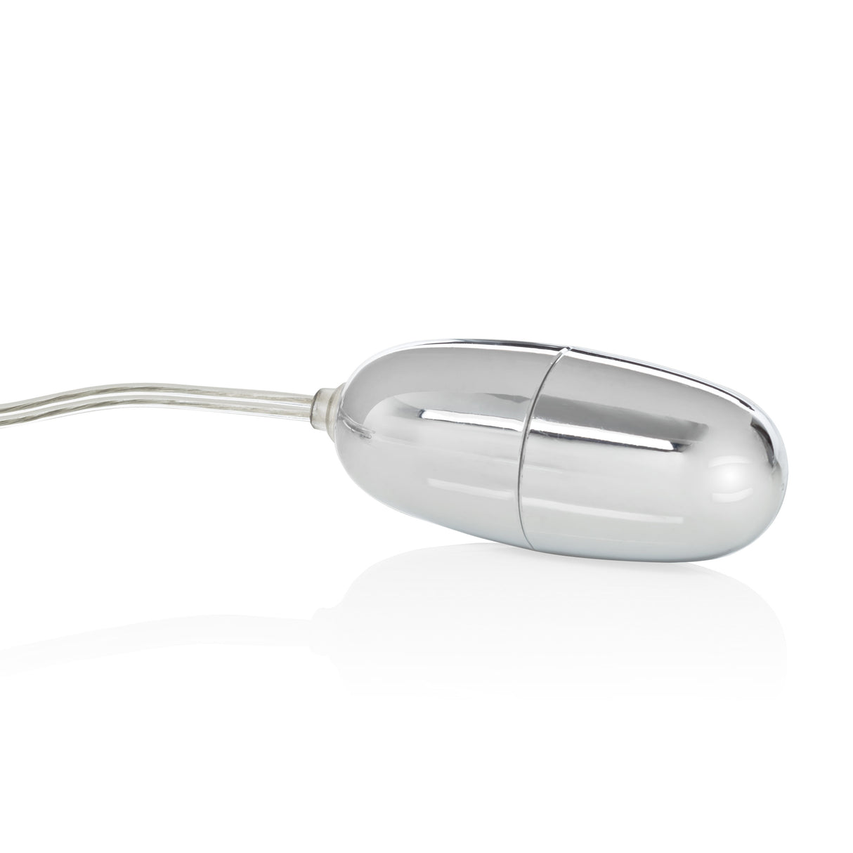 Sterling Collection Silver Bullet With 2-Speed Controller Plus Sleeve by CalExotics
