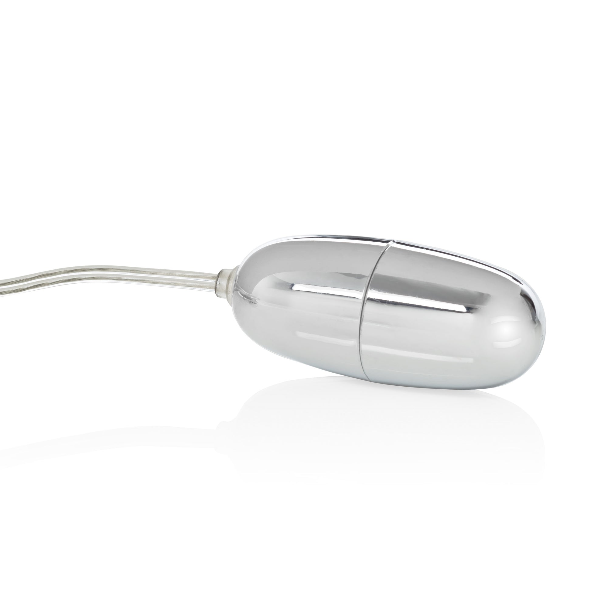 Sterling Collection Silver Bullet With 2-Speed Controller Plus Sleeve by CalExotics