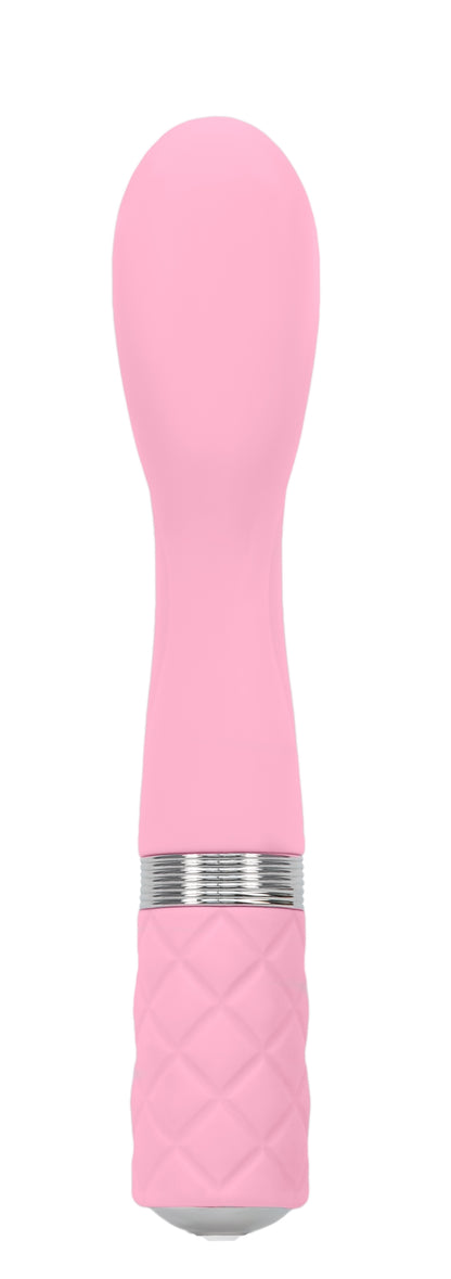 Pillow Talk Sassy G-Spot Vibe With Swarovski Crystal - Pink by BMS Factory
