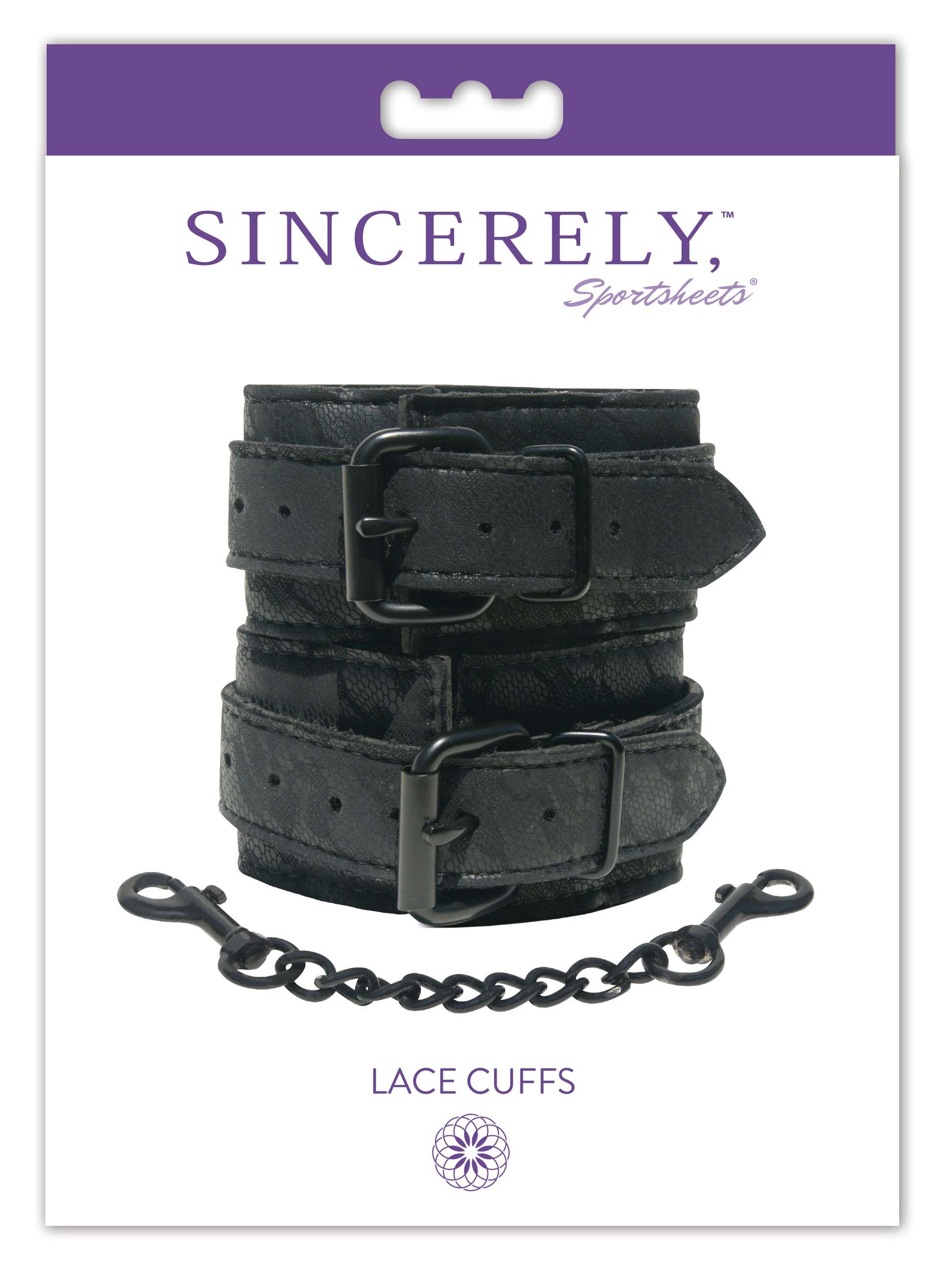 Sincerely Lace Cuffs by Sportsheets