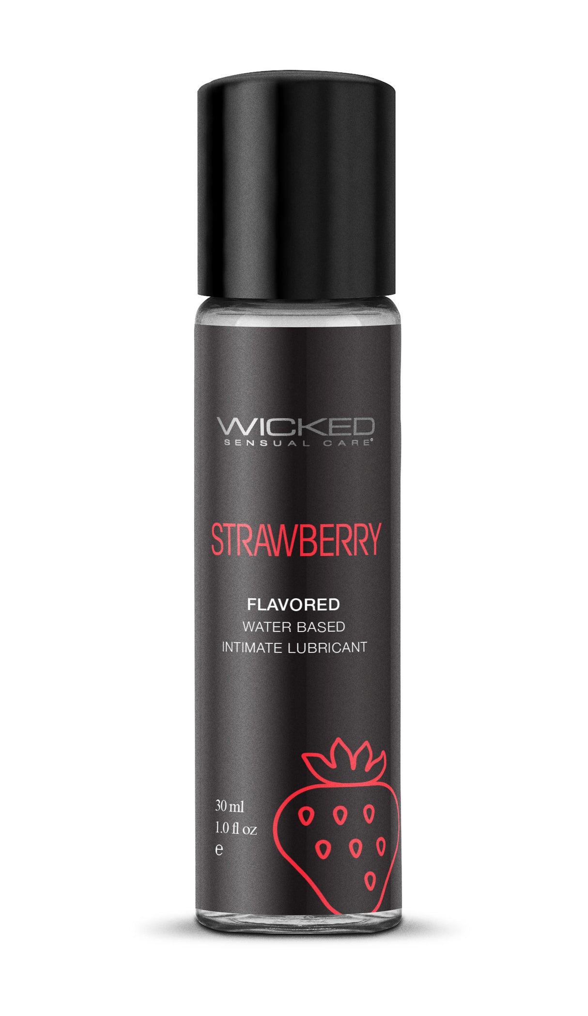 Wicked Sensual Care Wicked Aqua Strawberry Water-Based Intimate Lubricant - 1 fl oz - WS-90411