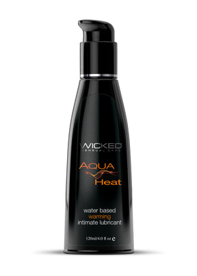 Wicked Sensual Care Aqua Heat Water-Based Warming Lubricant, 4 fl oz - WS-90225