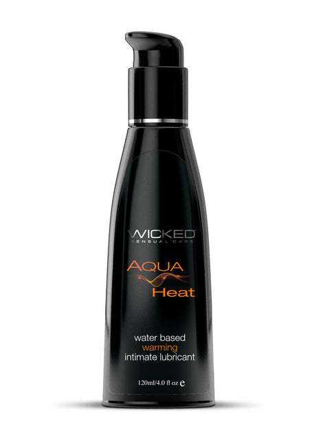 Wicked Sensual Care Aqua Heat Water-Based Warming Lubricant, 4 fl oz - WS-90225
