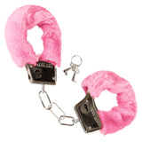 CalExotics Playful Furry Handcuffs — Pink Faux Fur - SE2651203